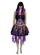 Purple and Black Mardi Gras Dress